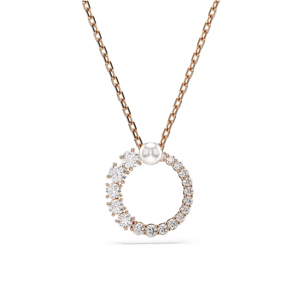 Swarovski Κολιέ Matrix 5692265 Επιχρυσωμένο με ροζ χρυσό