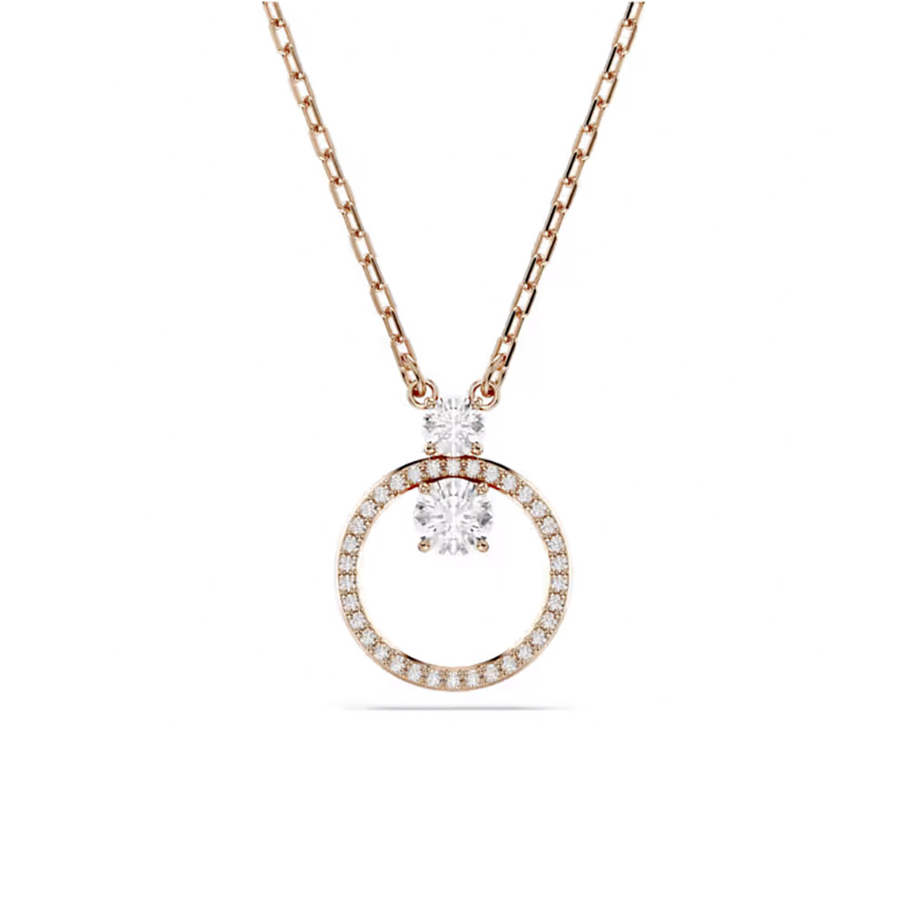 Swarovski Κολιέ Constella 5692266 Επιχρυσωμένο με ροζ χρυσό