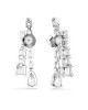 Swarovski Σκουλαρίκια Matrix 5692515 Επιροδιωμένα