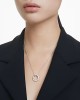Swarovski Κολιέ Dextera 5692737 Επιπλατινωμένο