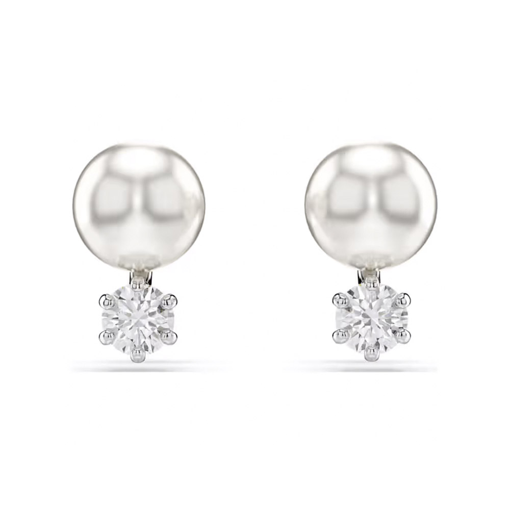 Swarovski Σκουλαρίκια Matrix 5694225 Επιπλατινωμένο