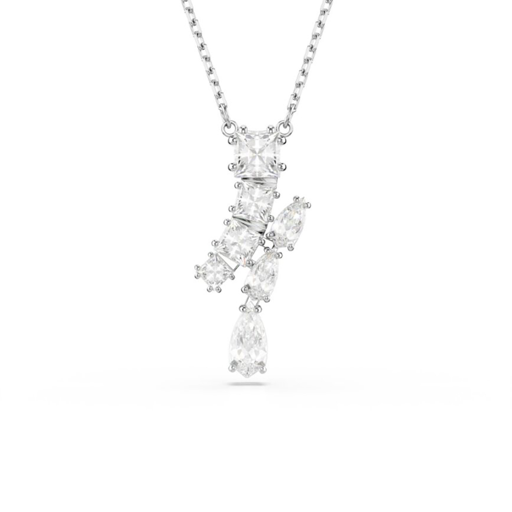Swarovski Κολιέ Matrix 5700420 Επιπλατινωμένα