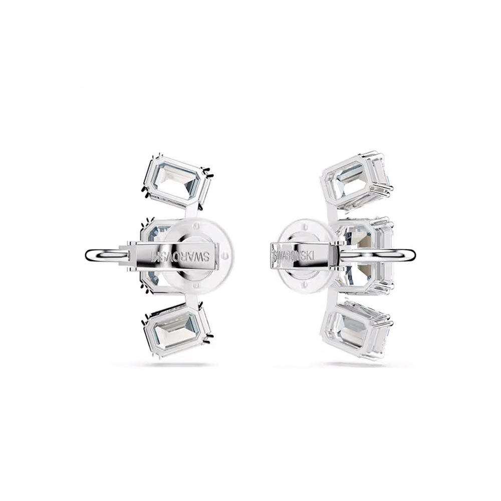 Swarovski Σκουλαρίκια με κλιπ Millenia 5701274 Επιροδιωμένο