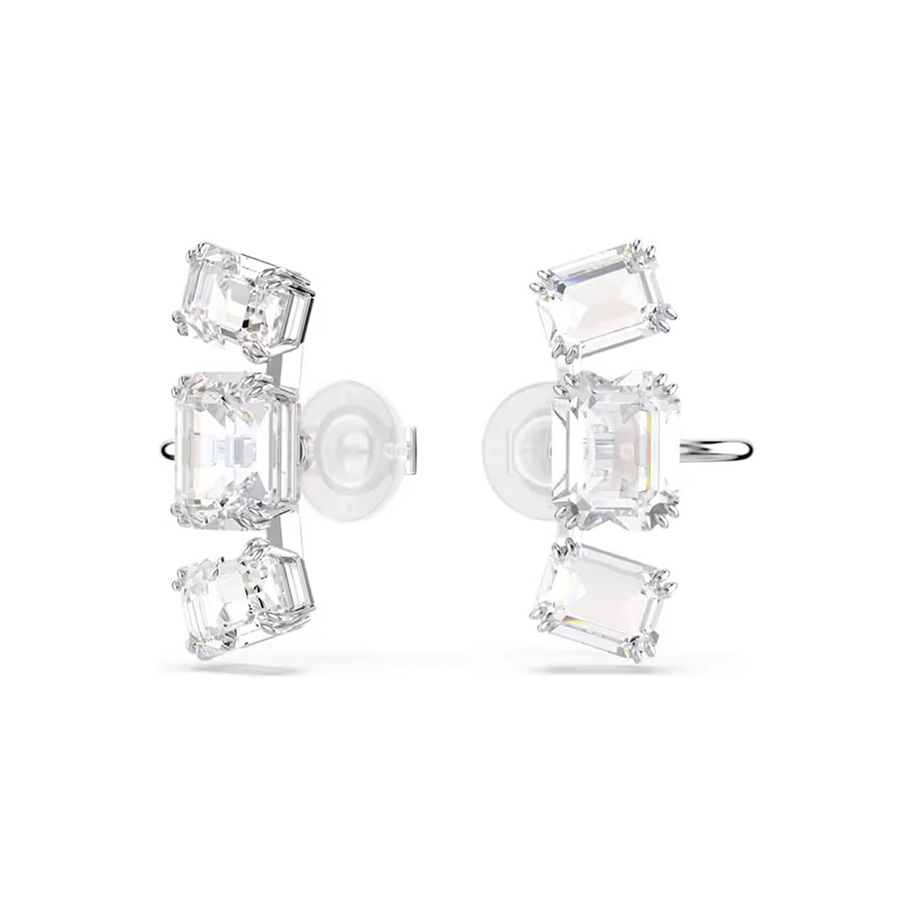 Swarovski Σκουλαρίκια με κλιπ Millenia 5701274 Επιροδιωμένο