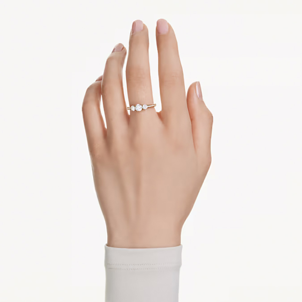 Swarovski Δαχτυλίδια Stilla Attract 5723294 Επιχρυσωμένο με κίτρινο χρυσό