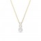 Swarovski Κολιέ Stilla Attract 5723298 Επιχρυσωμένα με κίτρινο χρυσό
