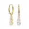 Swarovski Σκουλαρίκια Stilla Attract 5723300 Επιχρυσωμένα με κίτρινο χρυσό