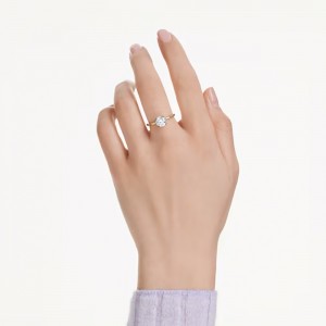 Swarovski Δαχτυλίδια Stilla Attract 5723334 Επιχρυσωμένο με κίτρινο χρυσό