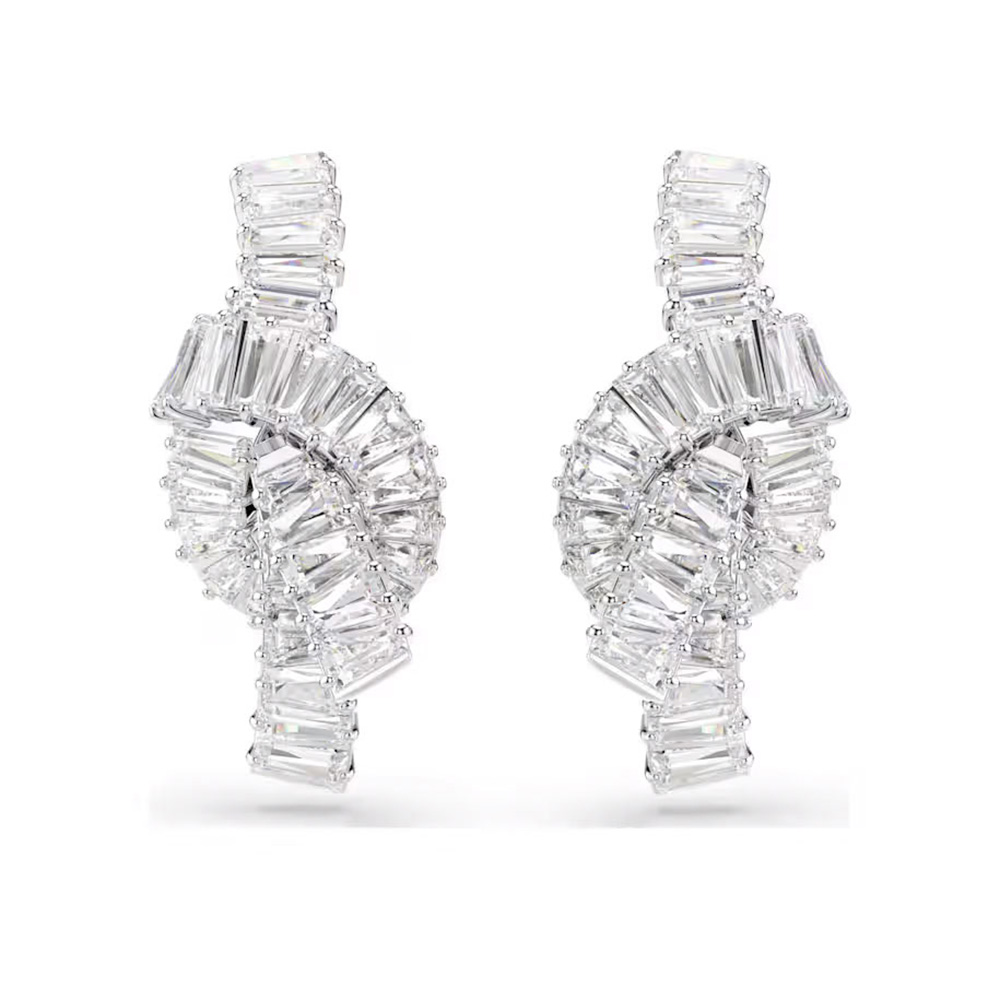 Swarovski Σκουλαρίκια Κόμπος Matrix 5727040 Επιροδιωμένα