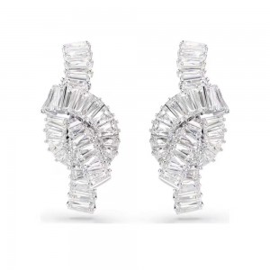 Swarovski Σκουλαρίκια Κόμπος Matrix 5727040 Επιροδιωμένα