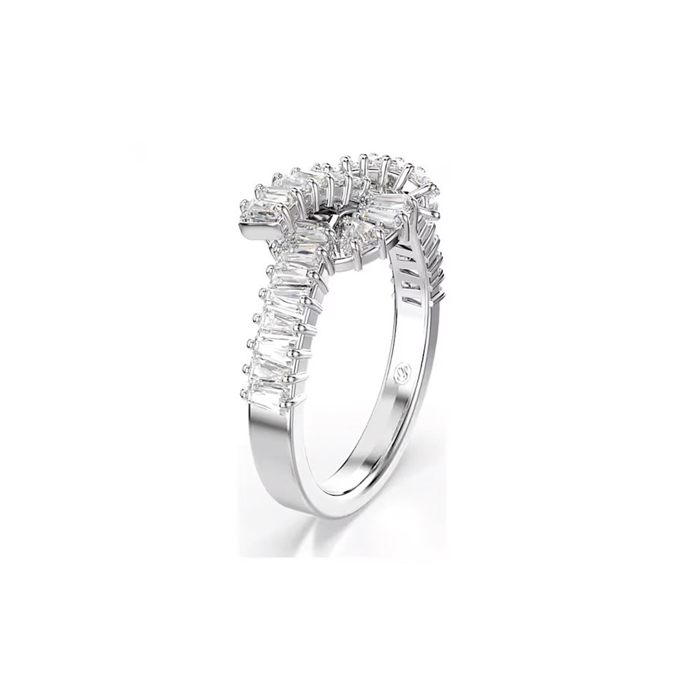 Swarovski Δαχτυλίδι Κόμπος Matrix 5727122 Επιροδιωμένο