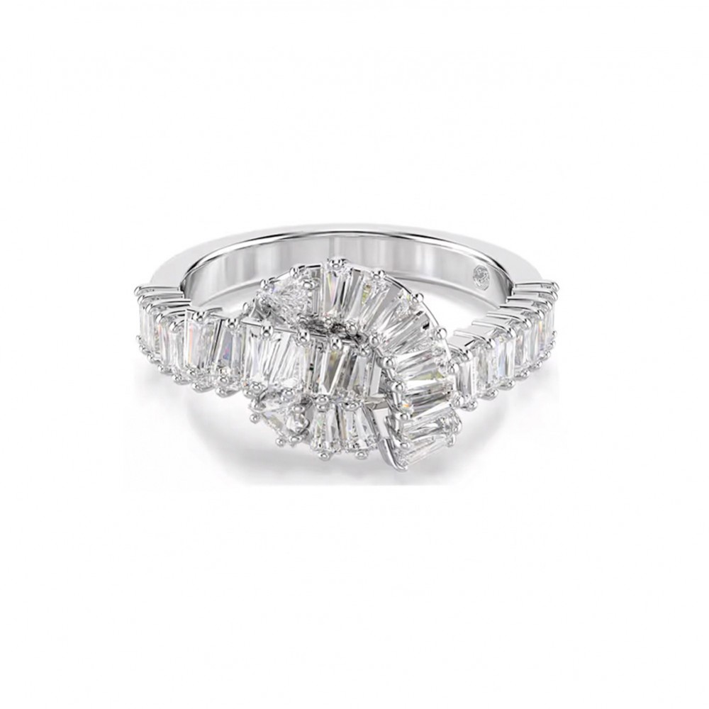 Swarovski Δαχτυλίδι Κόμπος Matrix 5727122 Επιροδιωμένο