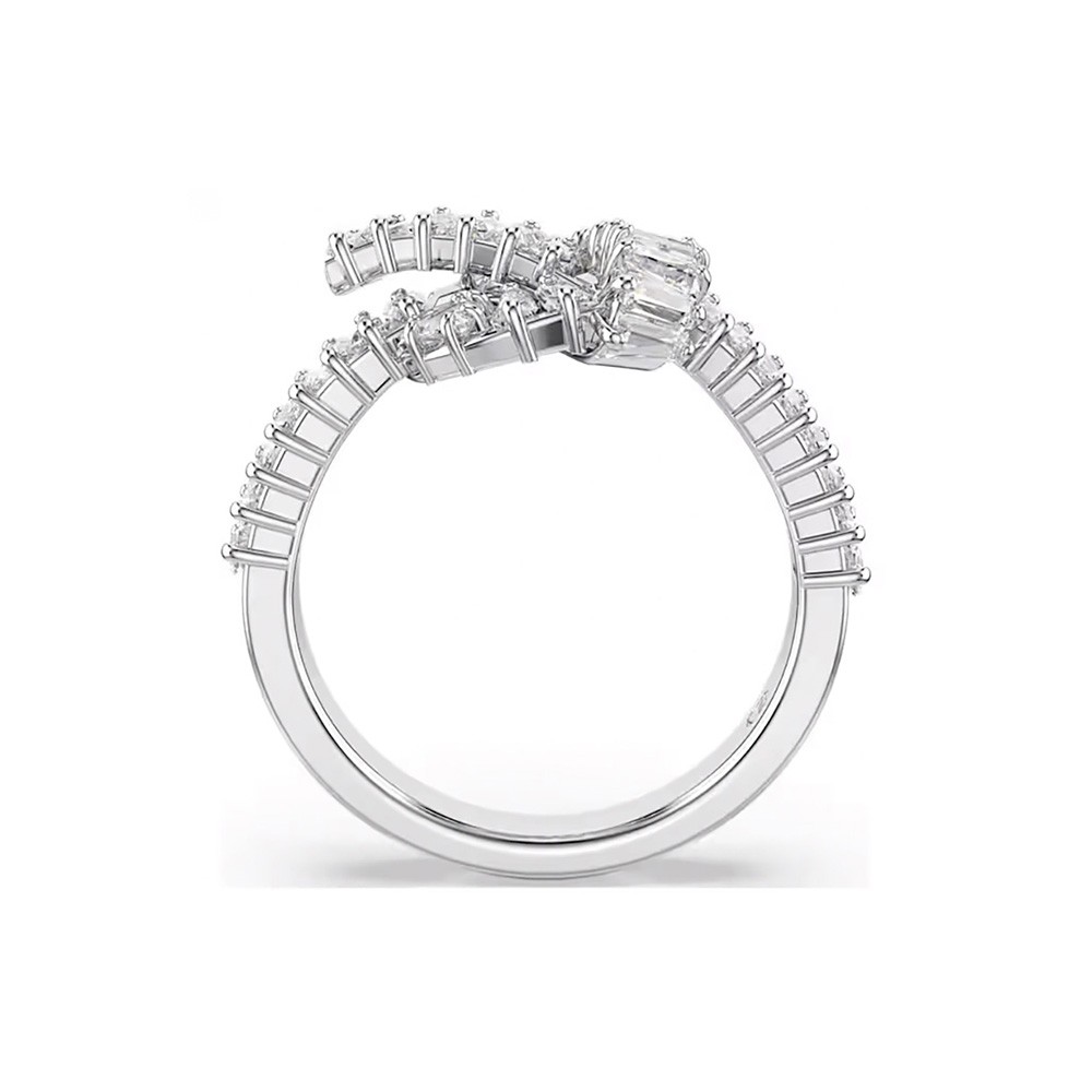 Swarovski Δαχτυλίδι Κόμπος Matrix 5727122 Επιροδιωμένο