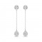 Swarovski Σκουλαρίκια Una Angelica 5732273 Επιπλατινωμένα