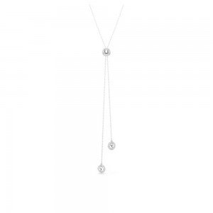 Swarovski Κολιέ σε σχήμα Y Una Angelic 5733067 Επιροδιωμένο