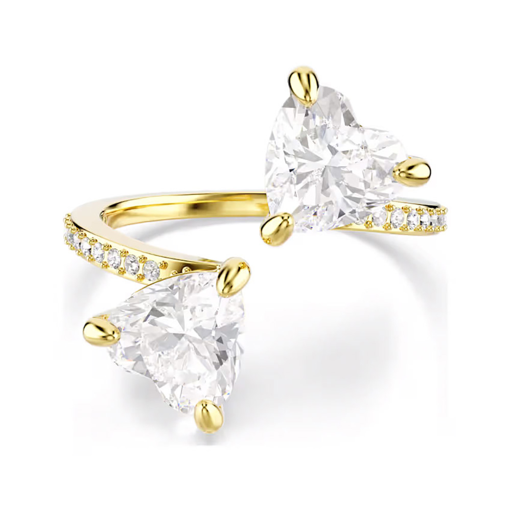 Swarovski Δαχτυλίδι Mesmera Attract 5733477 Επιχρυσωμένο με κίτρινο χρυσό