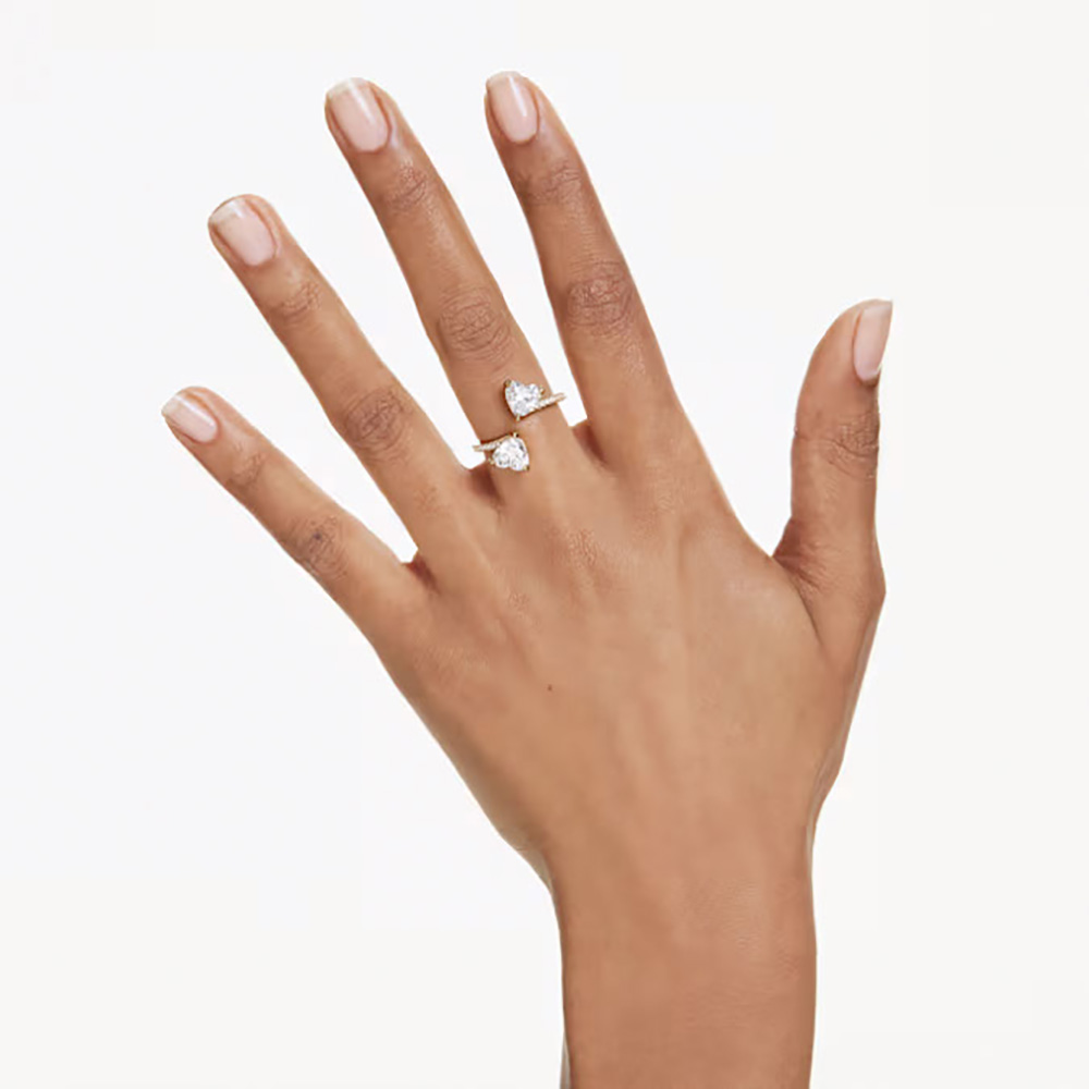 Swarovski Δαχτυλίδι Mesmera Attract 5733477 Επιχρυσωμένο με κίτρινο χρυσό