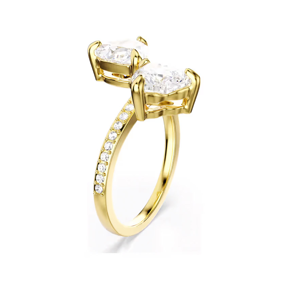 Swarovski Δαχτυλίδι Mesmera Attract 5733477 Επιχρυσωμένο με κίτρινο χρυσό
