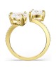 Swarovski Δαχτυλίδι Mesmera Attract 5733477 Επιχρυσωμένο με κίτρινο χρυσό