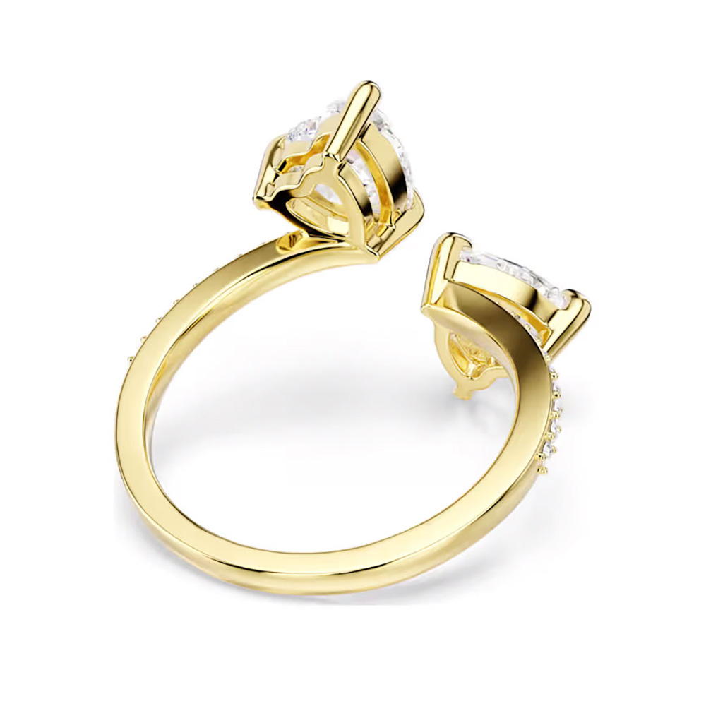 Swarovski Δαχτυλίδι Mesmera Attract 5733477 Επιχρυσωμένο με κίτρινο χρυσό