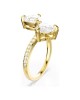 Swarovski Δαχτυλίδι Mesmera Attract 5733479 Επιχρυσωμένο με κίτρινο χρυσό