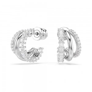 Swarovski Σκουλαρίκια Hyperbola 5737110 Επιπλατινωμένα