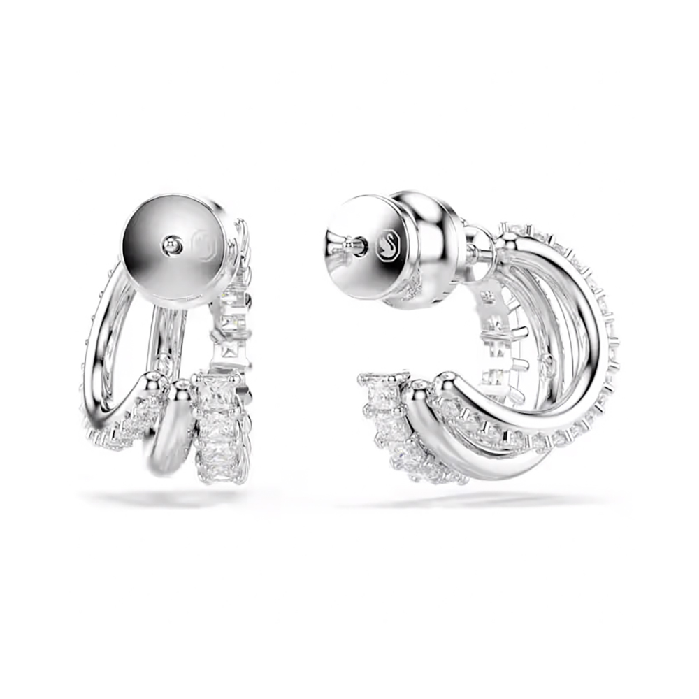 Swarovski Σκουλαρίκια Hyperbola 5737110 Επιπλατινωμένα
