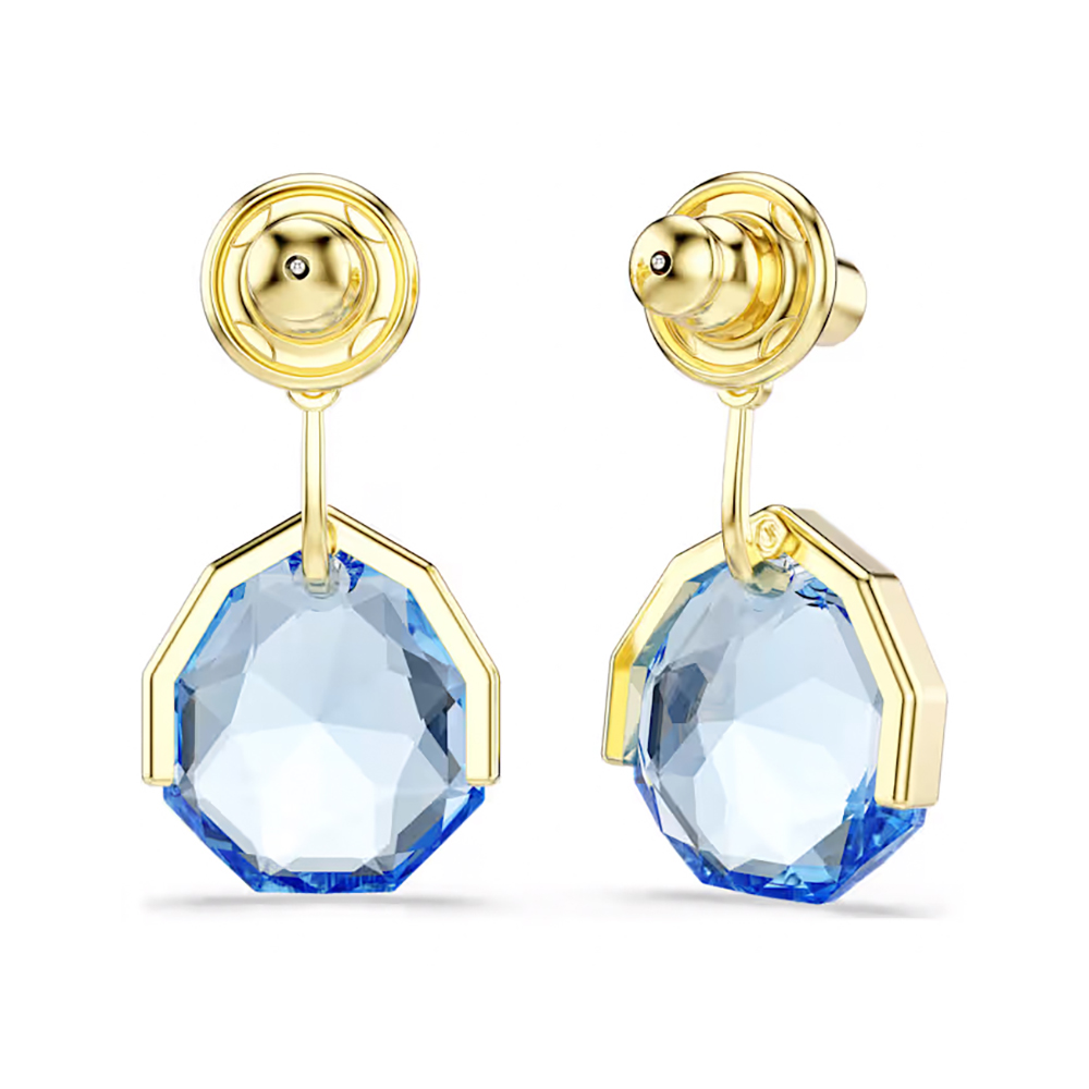 Swarovski Σκουλαρίκια Gema 5737499 Επιχρυσωμένα με κίτρινο χρυσό