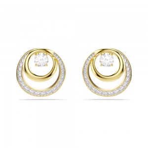 Swarovski Σκουλαρίκια Hyperbola 5740407 Επιχρυσωμένα με κίτρινο χρυσό