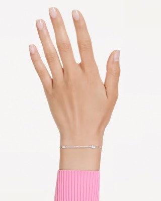 Swarovski Βραχιόλι Idyllia 5741523 Επιροδιωμένο