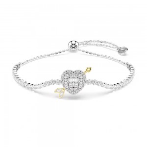 Swarovski Βραχιόλι Idyllia 5742022 Επιροδιωμένο