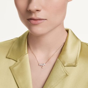 Swarovski Κολιέ Mesmera 5747996 Επιχρυσωμένο με ροζ χρυσό