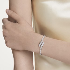 Swarovski Βραχιόλι Mesmera 5748014 Επιροδιωμένο