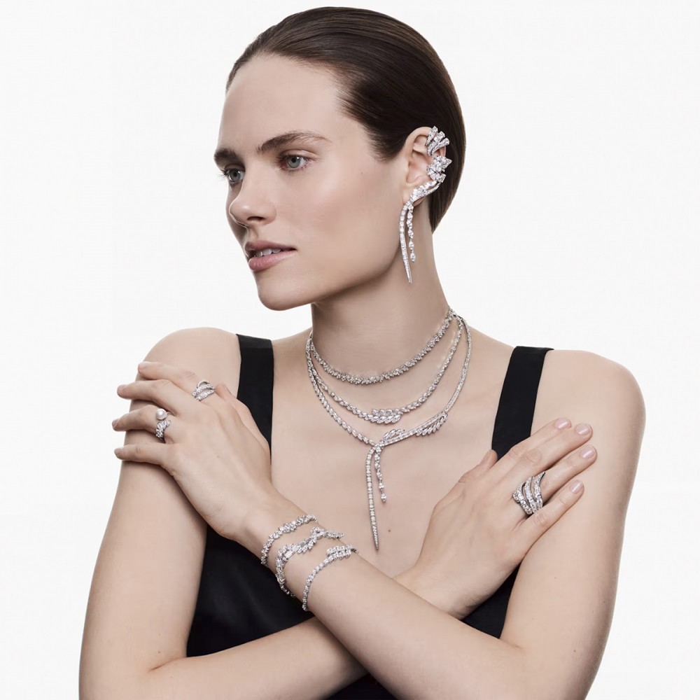 Swarovski Βραχιόλι Mesmera 5748014 Επιροδιωμένο