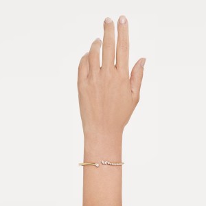 Swarovski Βραχιόλι Mesmera 5750440 Επιχρυσωμένο με κίτρινο χρυσό 