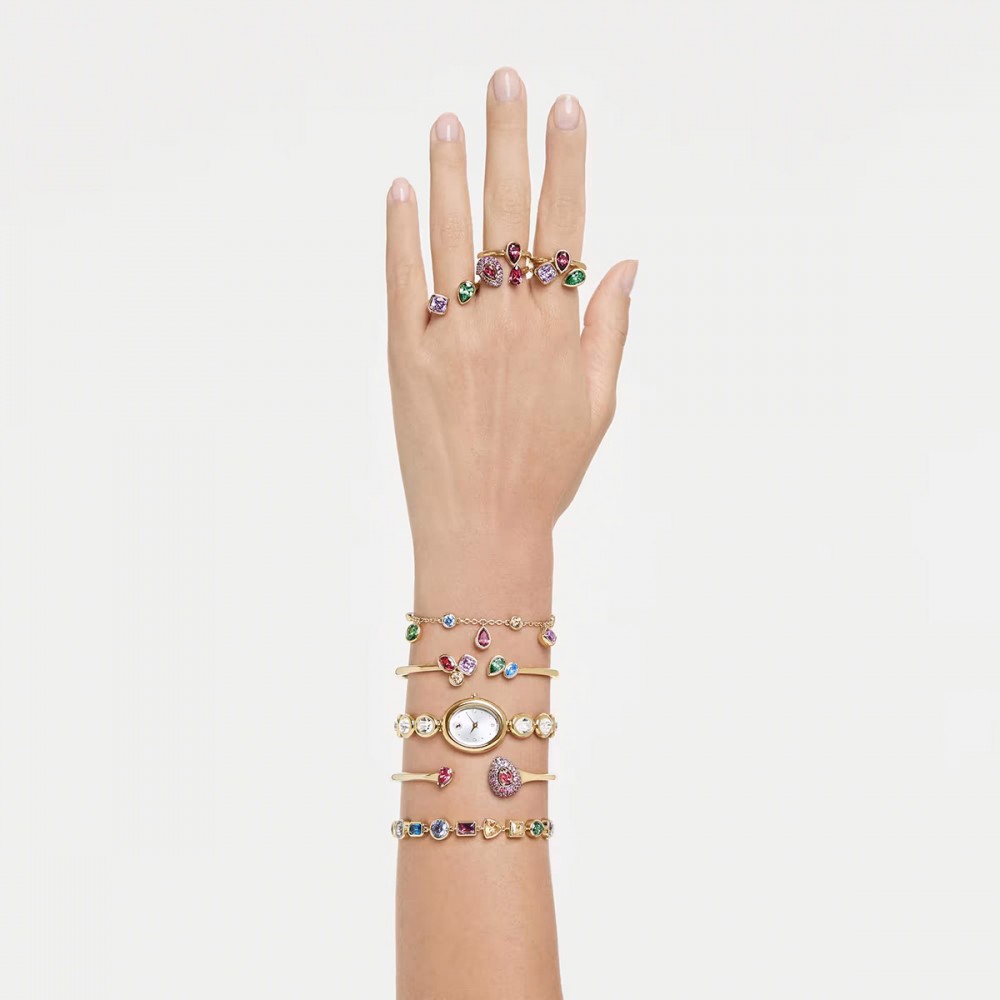 Swarovski Βραχιόλι Imber 5753259 Επιχρυσωμένο με κίτρινο χρυσό 