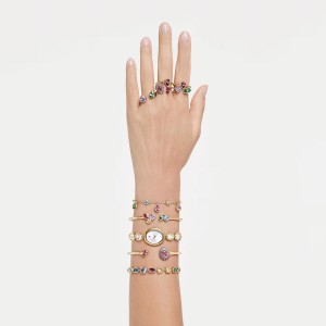 Swarovski Βραχιόλι Imber 5753259 Επιχρυσωμένο με κίτρινο χρυσό 