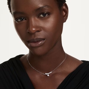 Swarovski Κολιέ Matrix 5753568 Επιροδιωμένο