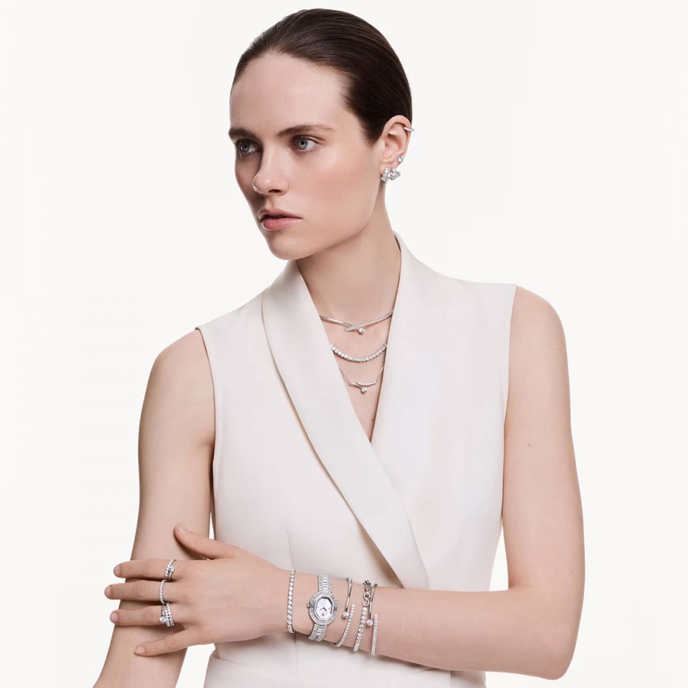 Swarovski Βραχιόλι Matrix 5753571 Επιροδιωμένο