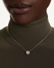 Swarovski Κολιέ Una 5758061 Επιχρυσωμένο με κίτρινο χρυσό 