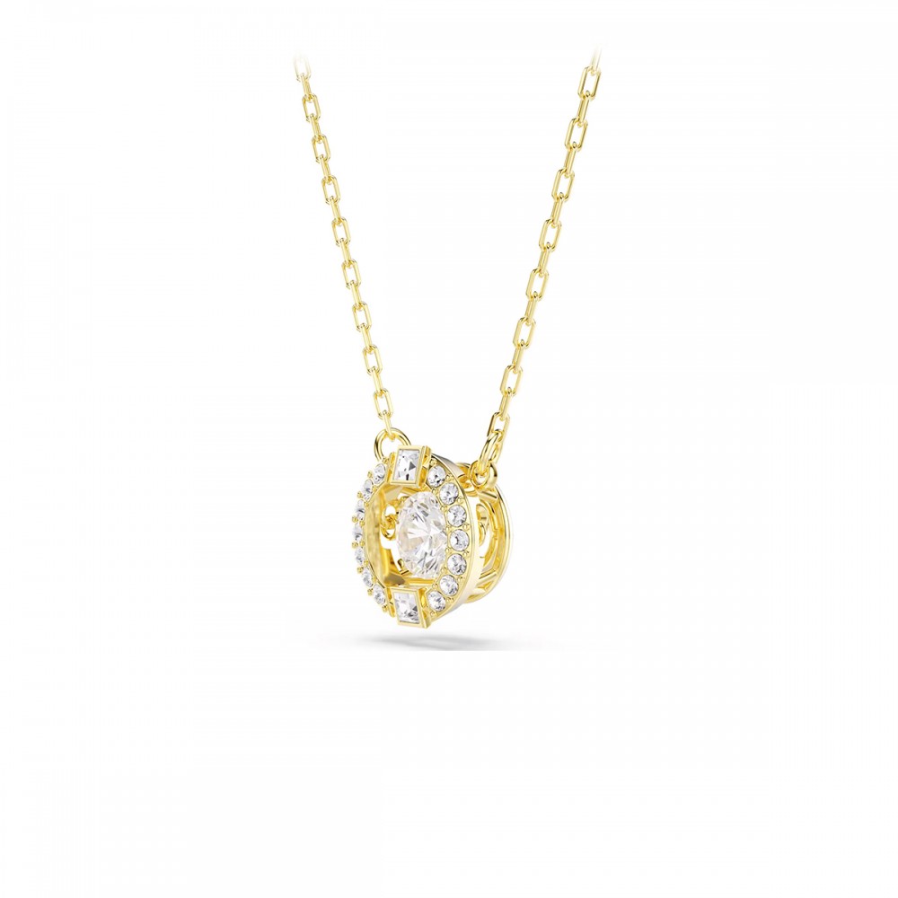 Swarovski Κολιέ Una 5758061 Επιχρυσωμένο με κίτρινο χρυσό 