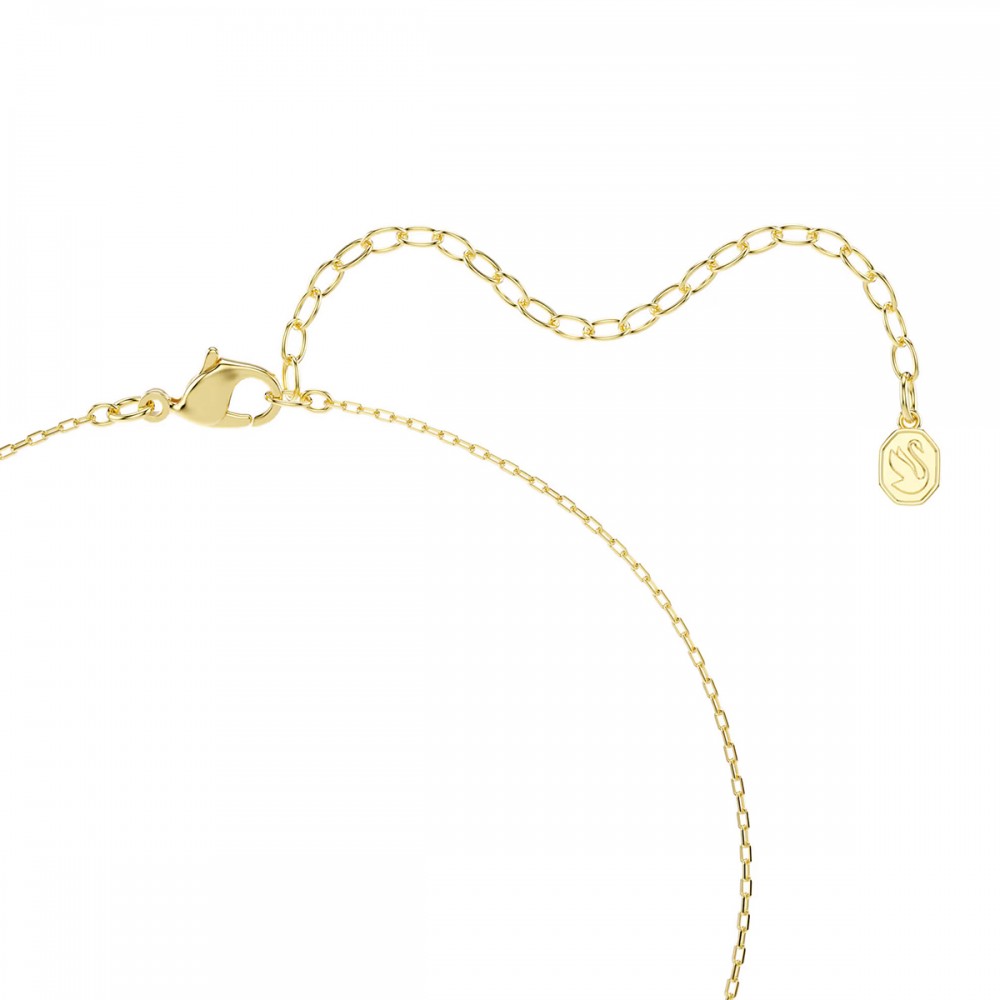 Swarovski Κολιέ Una 5758061 Επιχρυσωμένο με κίτρινο χρυσό 