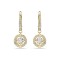 Swarovski Σκουλαρίκια Una Angelic 5758095 Επιχρυσωμένα με κίτρινο χρυσό