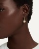 Swarovski Σκουλαρίκια Una Angelic 5758095 Επιχρυσωμένα με κίτρινο χρυσό