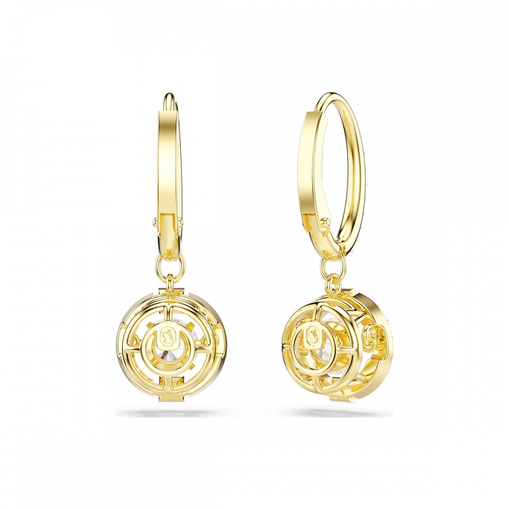Swarovski Σκουλαρίκια Una Angelic 5758095 Επιχρυσωμένα με κίτρινο χρυσό