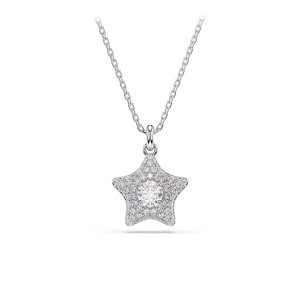Swarovski Κολιέ Sublima 5758393 Επιμετάλλωση ροδίου