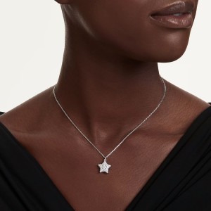 Swarovski Κολιέ Sublima 5758393 Επιμετάλλωση ροδίου
