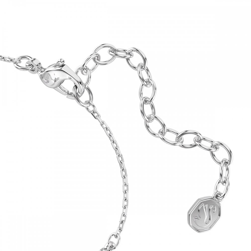 Swarovski Βραχιόλι Swan 5758682 Επιροδιωμένο