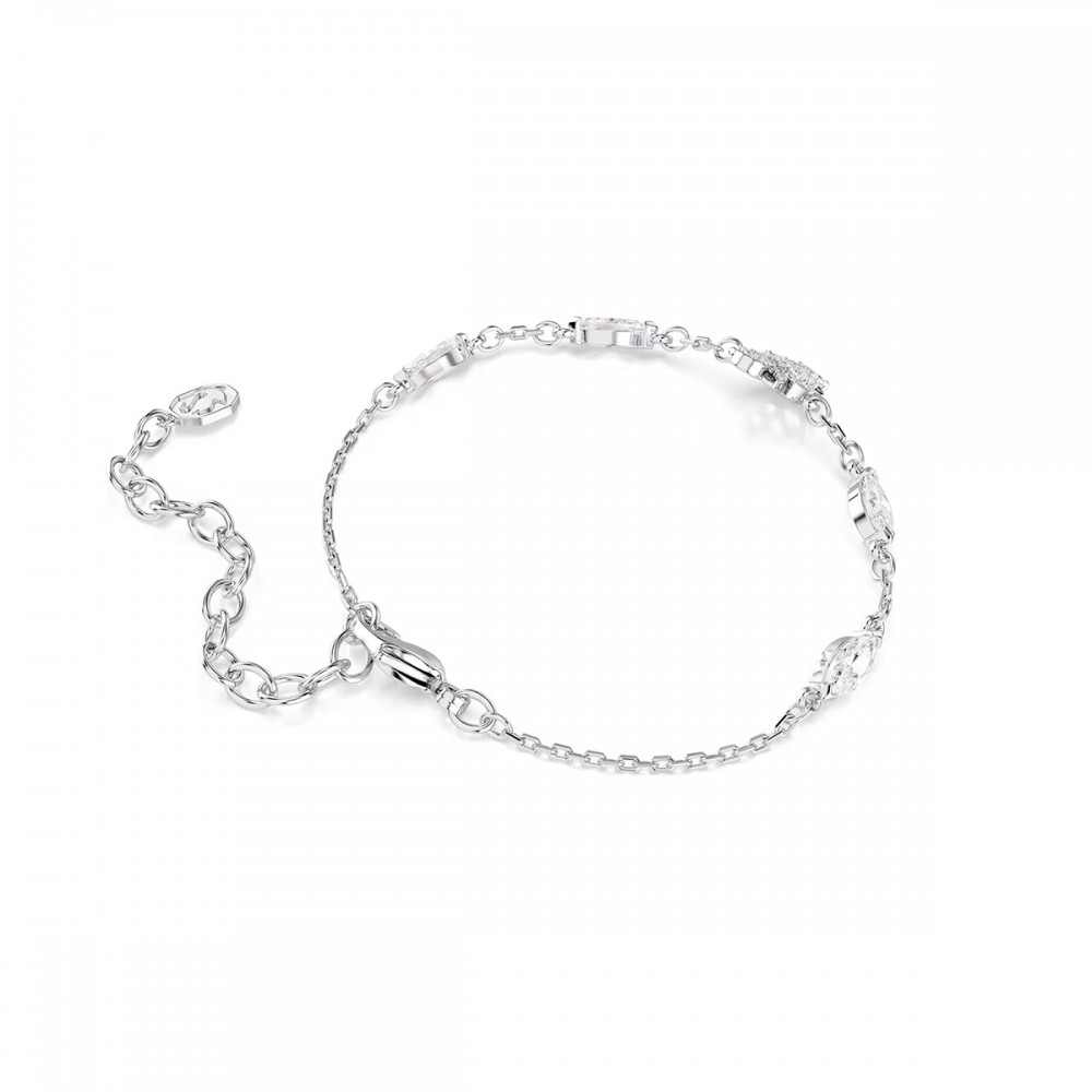 Swarovski Βραχιόλι Swan 5758682 Επιροδιωμένο