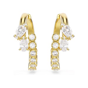 Swarovski Σκουλαρίκια Κρίκοι Mesmera 5761975 Επιχρυσωμένα με κίτρινο χρυσό